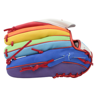 Gant de baseball d'extérieur multi-couleurs avec protège-doigts, vente en gros directe d'usine