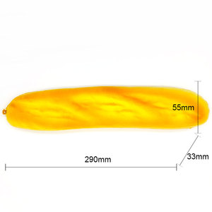Jouets en PU souples et jouets anti-stress en forme de baguette de pain artificielle, avec logo personnalisé, pour la décoration de boulangerie, vente en gros JiXingCheng FZZ043 - Product Image 6