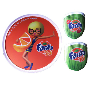 Gran oferta de fábrica, <span class=keywords><strong>volantes</strong></span> plegables personalizados, disco volador plegable, ventiladores de mano de nailon plegables portátiles - Product Image 4