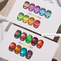 Miss Gooey 9 couleurs Pat Pat Gel bonbons Gel de tapotement professionnel Gel solide conception yeux de chat en fleurs Nail Art marque privée personnalisée