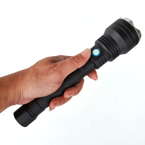 T20 Yellow Light <b>Flashlight</b> Aluminum Reflector Long Range USB Rechargeable Battery Powered Torch - Product Image 4