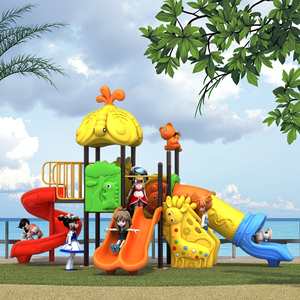 Équipement de jeux de plein air dans la zone d'escalade de Thechildren's Piscine en acier Slidedaycare Playground, Garden Swing Slide Park Slide - Product Image 1