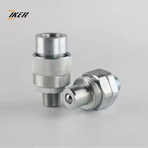 Acoplamientos rápidos de alta presión de rosca NPT 1/4 3/8 de acero al carbono para arietes hidráulicos Serie 3000 PVVM Gatos hidráulicos 10000PSI - Product Image 3