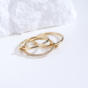 Joyería Messi MSR-2040, Anillo de Diamantes de Moda de 18K para Mujer - Product Image 2