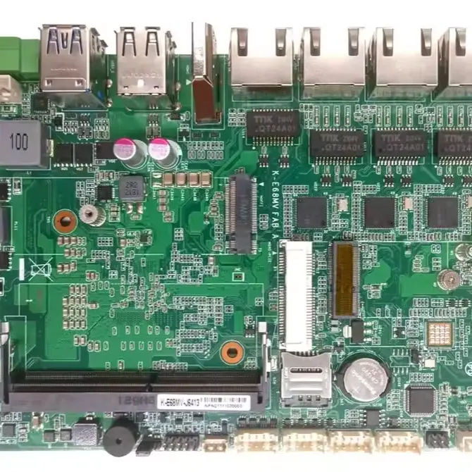 Industrial grade mother board based on Intel Elkhart Lake series processors support VGA/HDMI/LVD etc