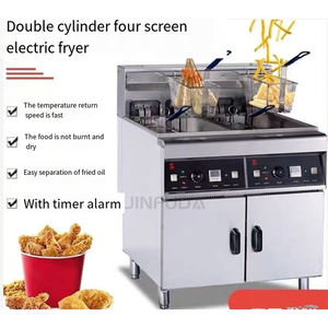 380V 18KW Restaurant Commercial Fournitures Alimentaire Machine 28L Électrique Debout Friteuse pour Pommes De Terre Chips Frites <span class=keywords><strong>Poisson</strong></span> - Product Image 2