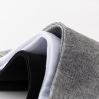 Chaussettes jetables unisexe mi-mollet en polyester et coton, couleurs noir, blanc, gris, pour usage décontracté, automne, salle de bain, trampoline et extérieur