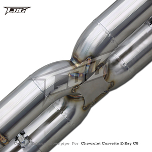 Tuyaux d'échappement Boska pour Chevrolet Corvette C8 6.2L 2019-2025, silencieux cat-back avec soupape d'origine et downpipe droit - Product Image 6