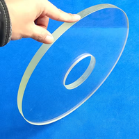 Vitre de visée pour chaudière à vapeur haute pression en verre borosilicate trempé
