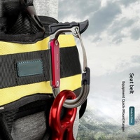 Nouvelle ceinture de sécurité extérieure à dégagement rapide pour l'alpinisme et l'escalade, avec crochet porte-outils 25KN et crochet de sauvetage pour travaux en hauteur