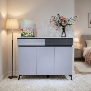 Meuble à chaussures autoportant moderne, console de rangement au design minimaliste pour salon - Product Image 2