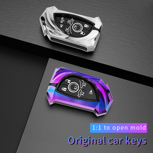6 7 nút xe Fob chính Bìa trường hợp Keychain Phụ kiện cho Chevrolet <span class=keywords><strong>Corvette</strong></span> C8 2021 Coupe Cadillac - Product Image 3