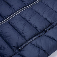 Veste d'hiver pour homme en duvet, confortable, imperméable, chaude, bleue, OEM, pas cher