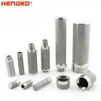 HENGKO de acero inoxidable de malla de perforada 304 Red de cilindro filtro para incluidos productos químicos