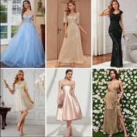 Vêtements d'occasion Prix direct usine Robes d'été pour femmes Vente en gros Nouvelle robe à bretelles française Vêtements de marque Styles multiples