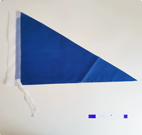 Drapeau triangulaire en polyester, drapeau triangulaire personnalisé imprimé