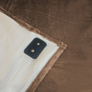 Couverture de lit en coton biologique à motif gaufré Raschel, flanelle chocolat douce et confortable pour adultes et femmes enceintes, pour la literie - Product Image 6