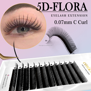 CoMango 5D Angel Lash Extension Volume Russe Super Doux Facile à Appliquer Fibres Technologiques <span class=keywords><strong>Cils</strong></span> en Grappes Maquillage - Product Image 1