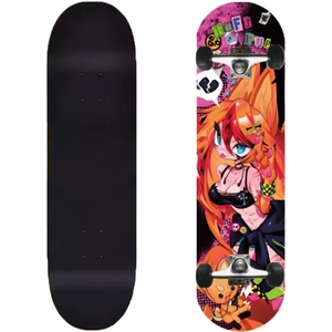 Set <span class=keywords><strong>Skateboard</strong></span> Russo a Doppia Coda in Acero 28*7,75 Pollici per Ragazze Anime, Adatto a Bambini e Adolescenti - Product Image 2