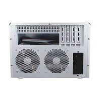 BKHD NAS 8-bay C612 N100 Warna Perak NAS Gratis TrueNAS SATA 2.5 3.5-inci SSD HDD Cocok untuk Rumah dan Bisnis