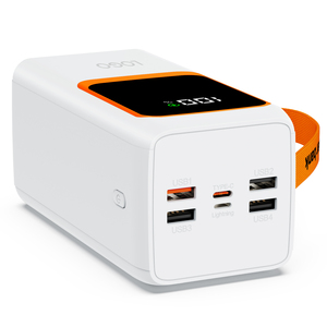 Estación de Carga Portátil con Capacidad de 50000 mAh, Carga Rápida PD de 22.5 W, Pantalla LED, Batería Externa con Cable USB C y Luz para Portátil - Product Image 6