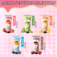 BIOAQUA Buah Strawberry Blueberry Cherry Jeruk Krim Tangan Mini Pelembab Anti-Kerut Pencerah Kulit