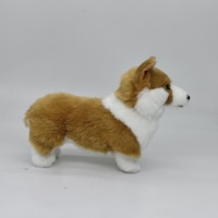 Jouet réaliste pour chien, peluche Corgi réaliste personnalisé à pattes courtes-adorable jouet en peluche, cadeau de poupée chiot pour enfants
