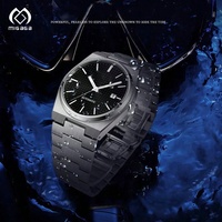 Montre automatique en acier inoxydable pour hommes Montre d'affaires étanche à faible personnalisation de la meilleure classe à la mode