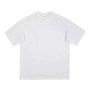T-shirt surdimensionné de luxe en coton 100% de qualité supérieure, impression personnalisée, tee-shirt uni de haute qualité pour hommes et femmes - Product Image 3