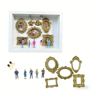 Mini Museum Shadow Box Photo <b>Frame</b> Rectangle Vintage Resin Portrait Display DIY Gift - Product Image 4