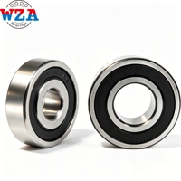 Roulements à billes à gorge profonde 6206-6210 ZZ/2RS en acier chromé/acier inoxydable, haute précision, faible bruit, pour moteurs électriques, pompes à eau