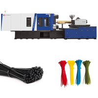 Machine de moulage par injection rapide hydraulique pour attaches de câbles en plastique, avec plateau composite à rainures en T horizontales