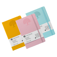 Carnet de notes personnalisé en cuir PU imprimé pour étudiants, fournitures scolaires de voyage