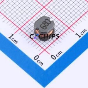 XRCD54-680K ตัวเหนี่ยวนำไฟฟ้าแบบ SMD,4.5x5.2 มม. ( ค่าความเหนี่ยวนำ: 68uH )( ความแม่นยำ: 10% กระแสไฟฟ้าที่กำหนด: 610mA ) - Product Image 1