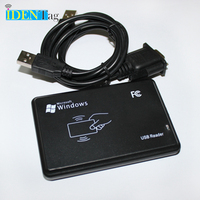 Lector de Tarjetas RFID HF de 13.56MHz ISO14443A, Lector y Escritor de Tarjetas NFC USB para Control de Acceso