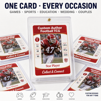 Cartes de jeu personnalisées en plastique pour couples : cartes magiques, cartes à collectionner, cartes de sport, cartes de football, cartes TCG, cartes éducatives, cartes de mariage et de proximité
