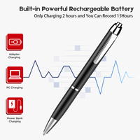 Type de stylo Enregistrement Lecteur de musique MP3 portable personnalisé Vos Audio Enregistreur vocal numérique Stylo