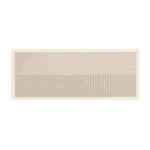 Tapis de chevet géométrique moderne, rectangulaire, lavable, imperméable, décoration d'intérieur, tapis de style japonais Wabi Sabi, motif 1 - Product Image 3