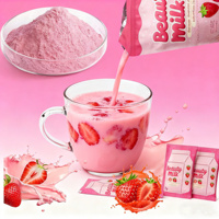 Produits Tendance 2026 Premium Lait en Poudre Dear Beauty Éclaircissant Visage Fraise Glutathion Boissons et Suppléments