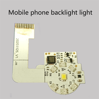 Anillo de Luz LED para Teléfono, Módulo de Luz de Relleno de 6 LED con Control de Intensidad, Conexión FPC para Smartphone, Flash para Selfies, PCBA ODM