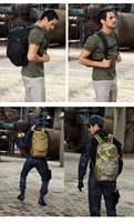 Sac à dos tactique de randonnée S401 grande capacité, plusieurs couleurs camouflage, système Molle, sac de sport, mochila, sac à dos tactique camouflage