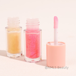 ลิปกลอสสีชมพูลิปกลอสลิปทาปากแบบวีแกนใสเพิ่มความชุ่มชื้นลิปกลอส - Product Image 2