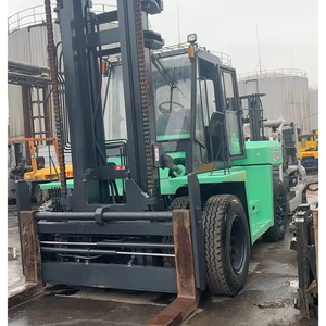 Montacargas Diésel Mitsubishi FD150/FD160 Usado de 15 Toneladas, Origen Japón, Tracción en las Cuatro Ruedas, Neumáticos Sólidos para Terreno Accidentado, Buen Estado, Precio Bajo - Product Image 1