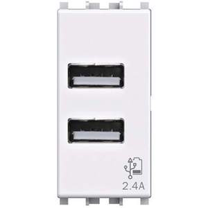 4Box Enchufe de pared USB 2.4A blanco para actualización y reacondicionamiento - Product Image 4