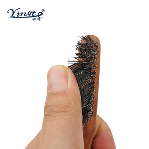Yinste Solid Wood Horsehair <b>Brush</b> Soft Bristles Household <b>Cleaning</b> Shoe <b>Brush</b> - Product Image 4