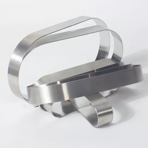 Stainless Steel Oval Mousse Ring 304 Reusable Cake <b>Mold</b> For Tart And Cake Making - Product Image 1