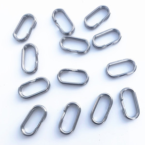 Ovale Dubbele Springringen Voor Het Maken Van Sieraden, Sleutelhangers Voor Sleutelhangers, Roestvrijstalen Ambachten Dubbele Split Ringen Vissen - Product Image 6