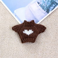 Nouveaux produits 2026 : Robes, pulls et accessoires pour poupées Moru, vêtements en coton pour poupées de 10 cm à moins d'un dollar pour poupées en peluche Kitty et Labu
