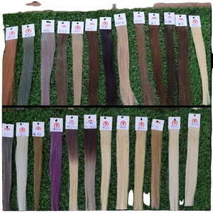 Glam Remmy Hair - Lots de Cheveux Humains Indiens Remy Brun Clair 613 - Naturels, Soyeux, Lisses, Premium, Vierge, Écologiques - Product Image 5
