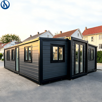Grande maison préfabriquée modulaire conforme aux normes australiennes, 2 à 3 chambres, construction de cabane extensible, maison conteneur